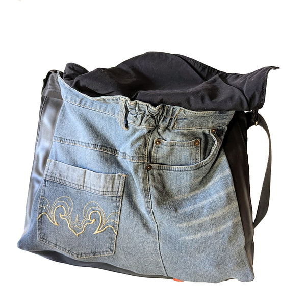 Besace Jeans Bleu Revival C02