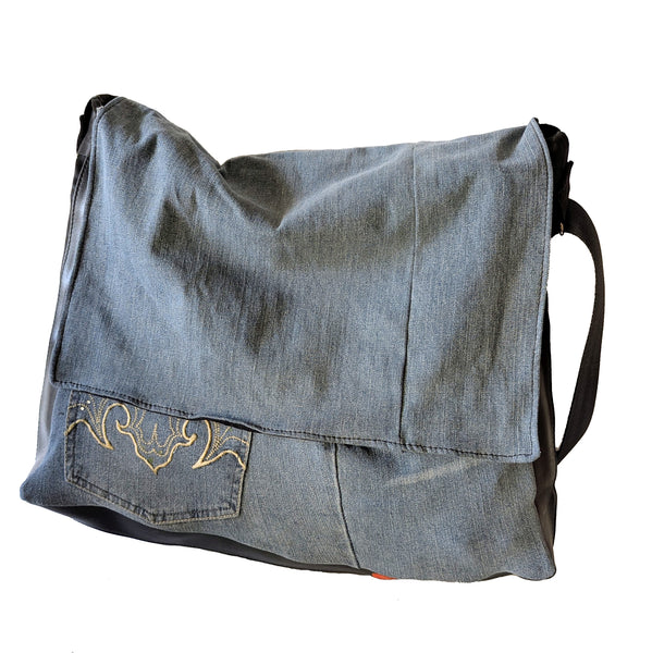 Besace Jeans Bleu Revival C02