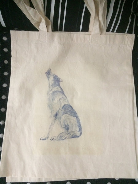 tote bag Loup